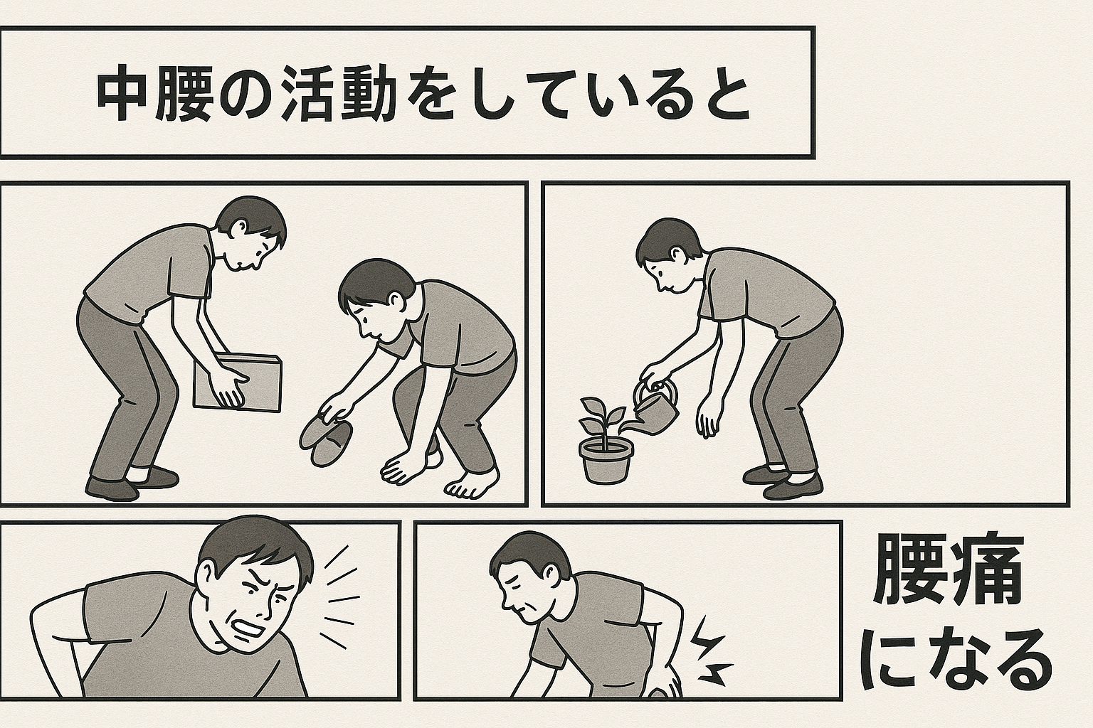 中腰 と は